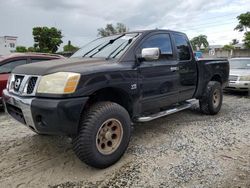 Nissan salvage cars for sale: 2004 Nissan Titan XE