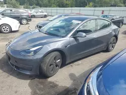 Salvage cars for sale at Assonet, MA auction: 2023 Tesla Model 3