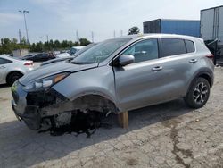 Salvage cars for sale at Bridgeton, MO auction: 2021 KIA Sportage LX