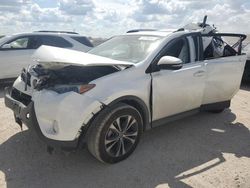 Salvage cars for sale at San Antonio, TX auction: 2015 Toyota Rav4 Limited