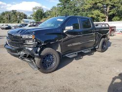 Chevrolet salvage cars for sale: 2021 Chevrolet Silverado K1500 RST