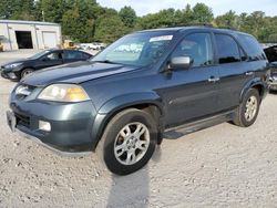 Salvage cars for sale at Mendon, MA auction: 2005 Acura MDX Touring