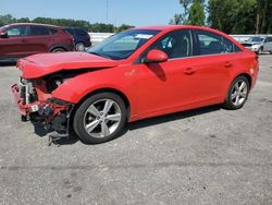 Chevrolet salvage cars for sale: 2015 Chevrolet Cruze LT