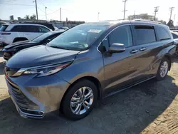 Salvage cars for sale at Los Angeles, CA auction: 2023 Toyota Sienna Limited