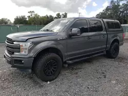 Ford salvage cars for sale: 2018 Ford F150 Supercrew