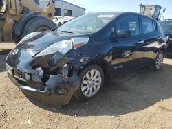 Salvage cars for sale at Elgin, IL auction: 2015 Nissan Leaf S