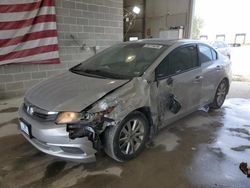 Salvage cars for sale at Columbia, MO auction: 2012 Honda Civic EXL