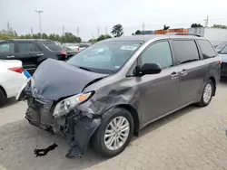 Salvage cars for sale at Bridgeton, MO auction: 2015 Toyota Sienna XLE