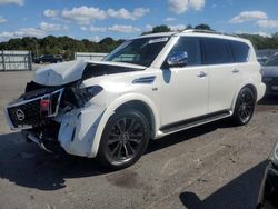 Salvage cars for sale at Assonet, MA auction: 2019 Nissan Armada SV