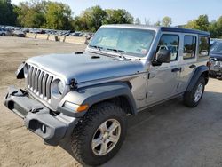 Jeep Wrangler Unlimited Sport salvage cars for sale: 2018 Jeep Wrangler Unlimited Sport