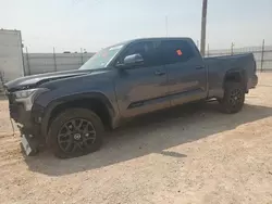 Salvage cars for sale at Andrews, TX auction: 2024 Toyota Tundra Crewmax Platinum