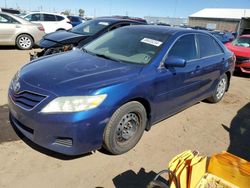 Salvage cars for sale at Brighton, CO auction: 2011 Toyota Camry Base