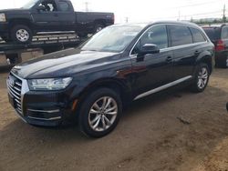 Salvage cars for sale at Elgin, IL auction: 2017 Audi Q7 Premium Plus