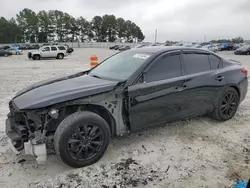 Salvage cars for sale at Loganville, GA auction: 2015 Infiniti Q50 Base