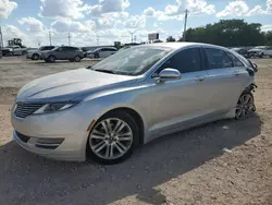 Salvage cars for sale at Oklahoma City, OK auction: 2016 Lincoln MKZ