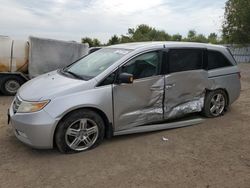 Salvage cars for sale from Copart London, ON: 2011 Honda Odyssey Touring