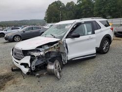 Salvage cars for sale at Concord, NC auction: 2022 Ford Explorer Limited