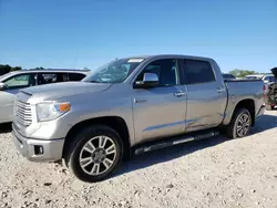 Salvage trucks for sale at West Warren, MA auction: 2016 Toyota Tundra Crewmax 1794