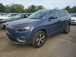 Jeep salvage cars for sale: 2019 Jeep Cherokee Limited