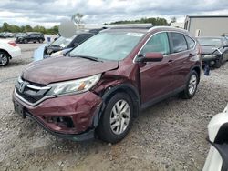 Salvage cars for sale at Hueytown, AL auction: 2015 Honda CR-V EXL