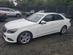 Mercedes-Benz salvage cars for sale: 2014 Mercedes-Benz E 350 4matic