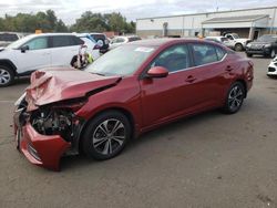 Nissan salvage cars for sale: 2021 Nissan Sentra SV