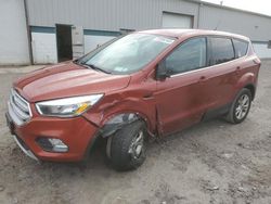 Salvage cars for sale at Leroy, NY auction: 2019 Ford Escape SE