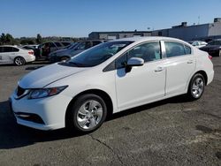 Salvage cars for sale at Vallejo, CA auction: 2015 Honda Civic LX