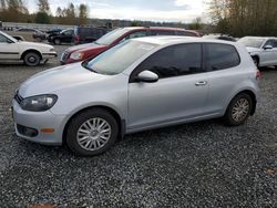 Volkswagen salvage cars for sale: 2011 Volkswagen Golf