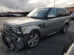 Salvage cars for sale at Wilmington, CA auction: 2013 Land Rover Range Rover Sport HSE Luxury