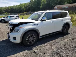 Nissan Vehiculos salvage en venta: 2017 Nissan Armada Platinum