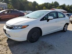 Vehiculos salvage en venta de Copart Mendon, MA: 2012 Honda Civic LX