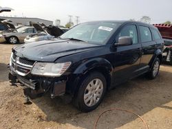 Salvage cars for sale at Elgin, IL auction: 2015 Dodge Journey SE