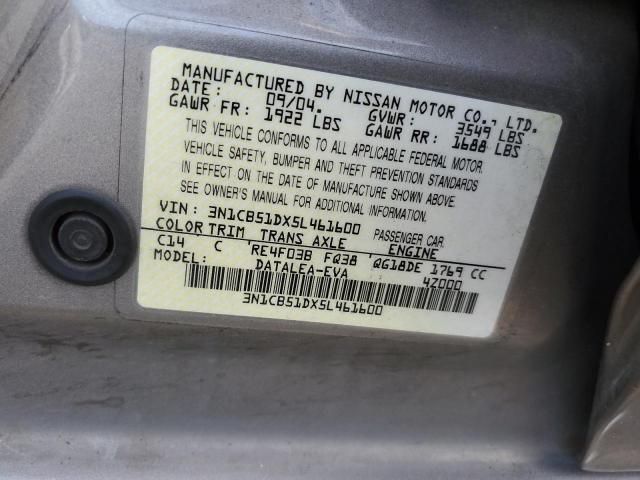 2005 Nissan Sentra 1.8