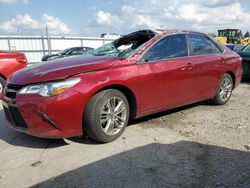 Salvage cars for sale at Dyer, IN auction: 2015 Toyota Camry LE