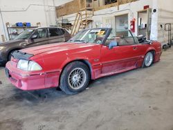 Ford salvage cars for sale: 1990 Ford Mustang GT