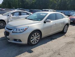 Salvage cars for sale at Glassboro, NJ auction: 2014 Chevrolet Malibu LTZ