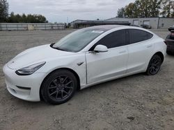 Salvage cars for sale at Arlington, WA auction: 2018 Tesla Model 3