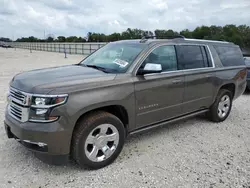 Salvage cars for sale at New Braunfels, TX auction: 2015 Chevrolet Suburban K1500 LTZ