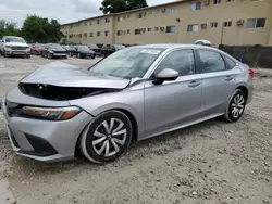 Salvage cars for sale at Opa Locka, FL auction: 2024 Honda Civic LX