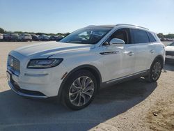 Salvage cars for sale at San Antonio, TX auction: 2022 Lincoln Nautilus Reserve