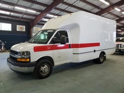 Salvage trucks for sale at East Granby, CT auction: 2018 Chevrolet Express G3500