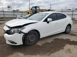 Salvage cars for sale at Chicago Heights, IL auction: 2015 Mazda 3 Sport