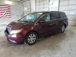 Salvage cars for sale at Columbia, MO auction: 2014 Honda Odyssey EXL