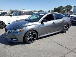 Salvage cars for sale at Sacramento, CA auction: 2021 Nissan Sentra SR