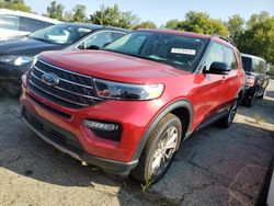 Salvage cars for sale at Woodhaven, MI auction: 2023 Ford Explorer XLT