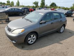 Salvage cars for sale at Montreal Est, QC auction: 2008 Toyota Corolla Matrix XR