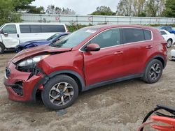 Salvage cars for sale from Copart Davison, MI: 2020 KIA Sportage LX