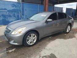 Salvage cars for sale at Riverview, FL auction: 2011 Infiniti G37