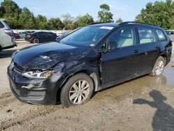 Salvage cars for sale at Hampton, VA auction: 2016 Volkswagen Golf Sportwagen S